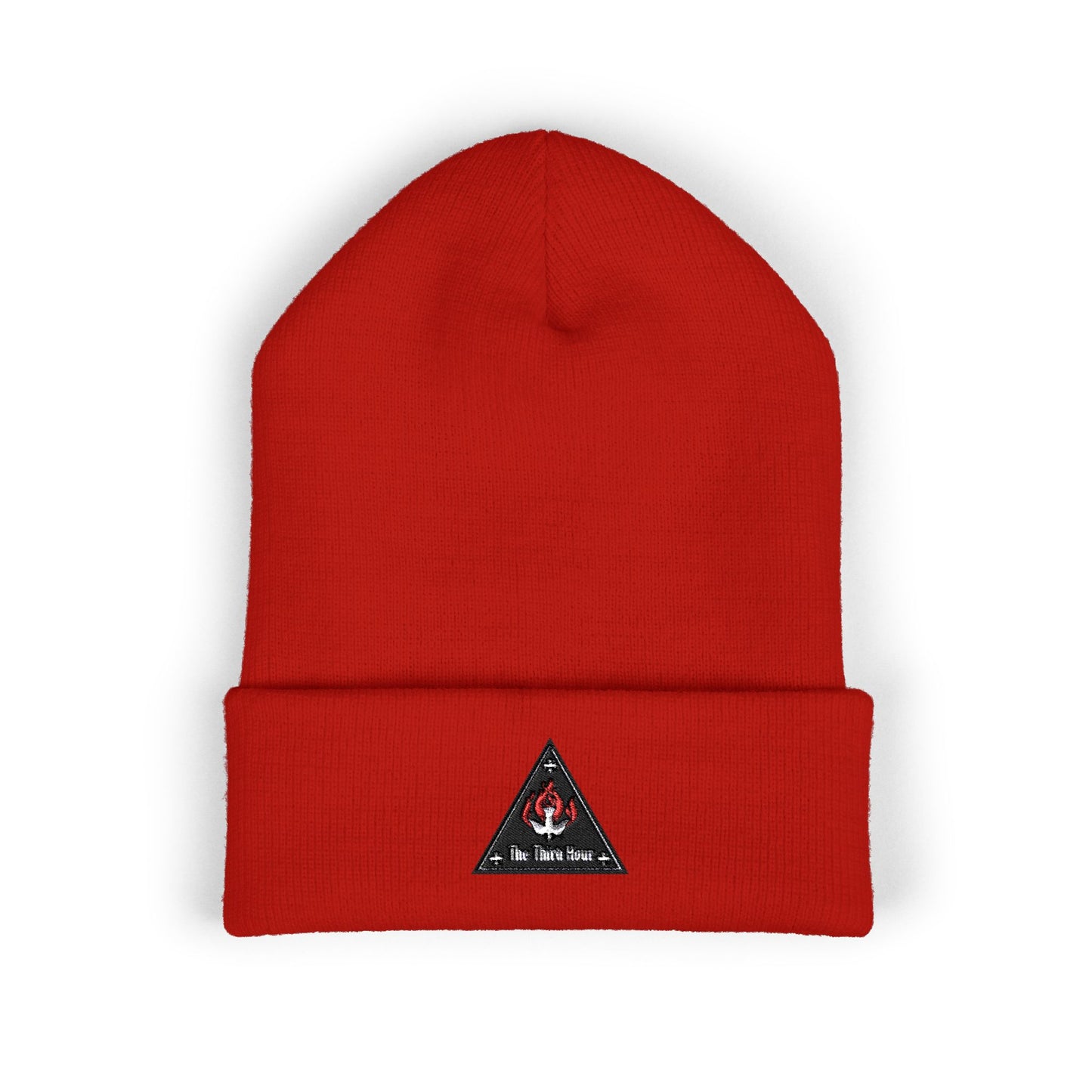 The Third Hour Embroidered Cuffed Beanie