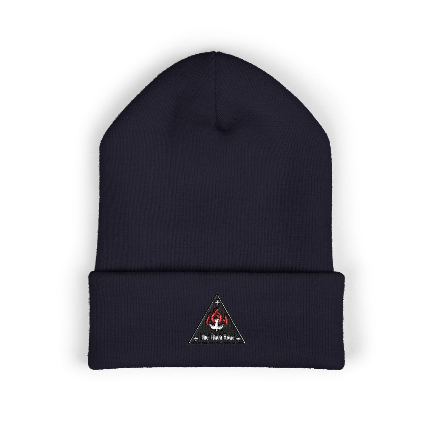 The Third Hour Embroidered Cuffed Beanie