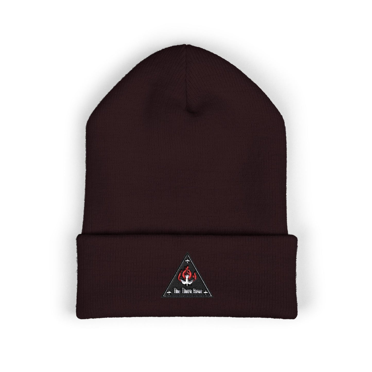 The Third Hour Embroidered Cuffed Beanie